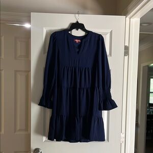Elegant Navy Blue Dress